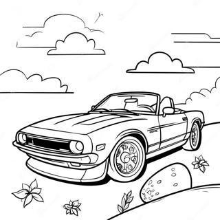 Classic Jdm Sports Car Coloring Page 19469-16265