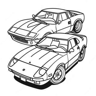 Classic Jdm Sports Car Coloring Page 19469-16268