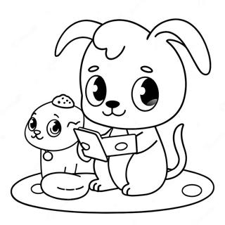 Cute Pet Simulator X Characters Coloring Page 19489-18244