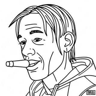 Travis Scott Coloring Page 19498-18248