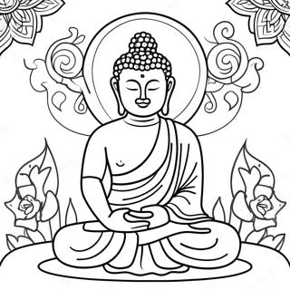 Buddha Coloring Pages