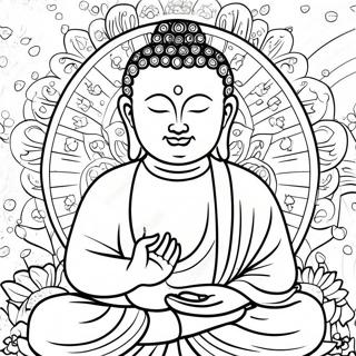 Buddha Coloring Page 19508-18256