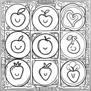 Colorful Loteria Cards Coloring Page 19529-18275