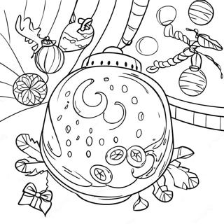 Christmas Countdown Calendar Coloring Page 19538-18278