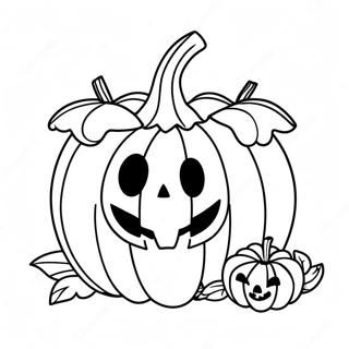 Jack O'lantern Coloring Pages