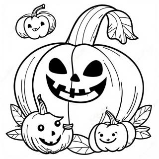 Jack O Lantern Coloring Page 19548-18286