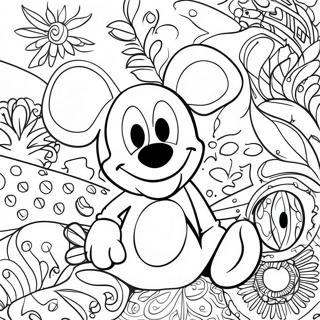 Disney Trippy Coloring Page 19568-18304