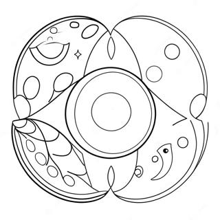 Moon Phases Coloring Pages