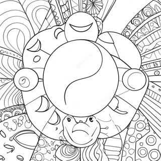 Moon Phases Coloring Page 19578-18311