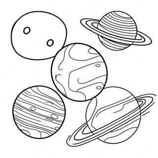 Solar System Coloring Page 1961-1610