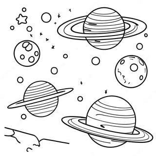 Solar System Coloring Page 1961-1611