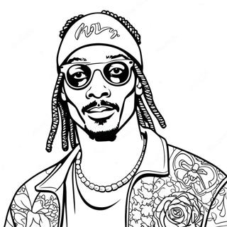 Snoop Dogg Coloring Page 19628-18352