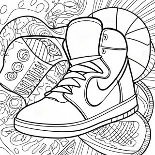 Basketball Shoes Coloring Pages