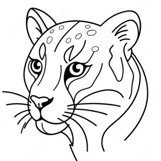 Puma Coloring Page 19678-18391