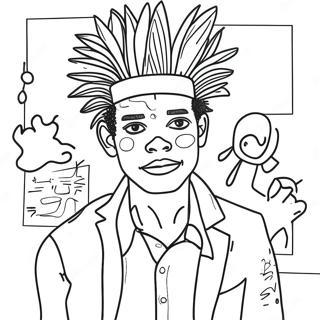 Basquiat Coloring Pages