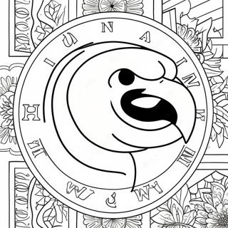 Iowa Hawkeyes Logo Coloring Page 19708-18414