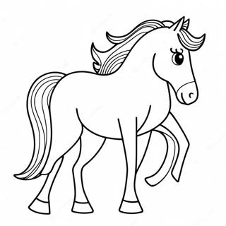 Girl Horse Coloring Pages