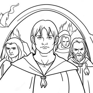 Lord Of The Rings Coloring Page 1971-1618