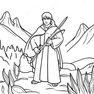 Lord Of The Rings Coloring Page 1971-1619