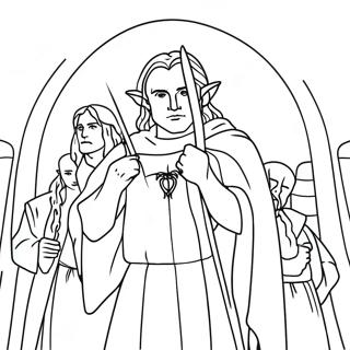 Lord Of The Rings Coloring Page 1971-1620