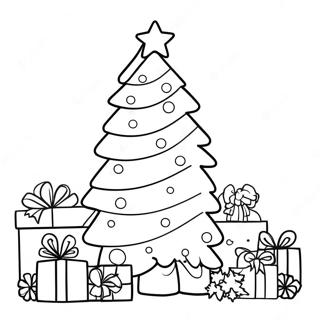 Preppy Christmas Coloring Pages