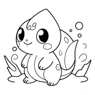 Cute Water Type Pokemon Coloring Page 19749-18452