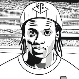 Ronaldinho Coloring Page 19768-18463