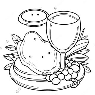 Communion Coloring Pages