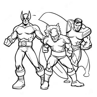 X Men Coloring Page 19808-18494