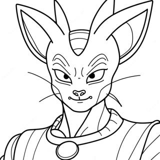 Beerus Coloring Page 19858-18536