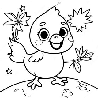 Chicka Chicka Boom Boom Coloring Page 19868-18543