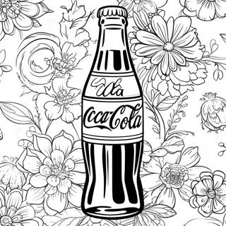 Vintage Coca Cola Bottle Coloring Page 19879-18553