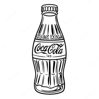 Vintage Coca Cola Bottle Coloring Page 19879-18555