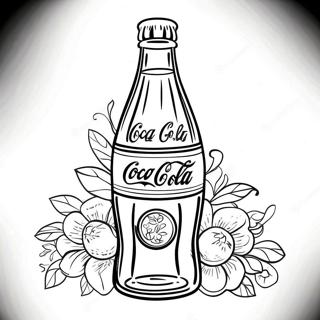 Vintage Coca Cola Bottle Coloring Page 19879-18556