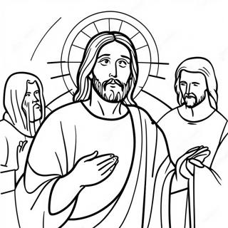 Jesus Heals Coloring Page 19898-18568