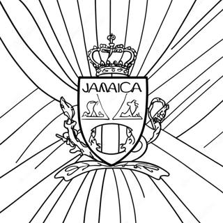 Jamaica Flag Coloring Page 19918-18582