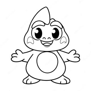 Cute Goomba Character Coloring Page 19949-18611