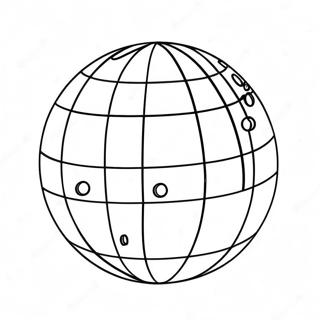 Disco Ball Coloring Page 19958-18615