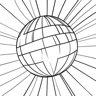 Shiny Disco Ball In A Nightclub Coloring Page 19959-18619