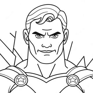 Superhero Dad Coloring Page 19969-18626