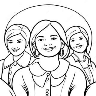 Women's Day Coloring Pages