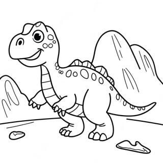 Dinosaur Coloring Page 1-2