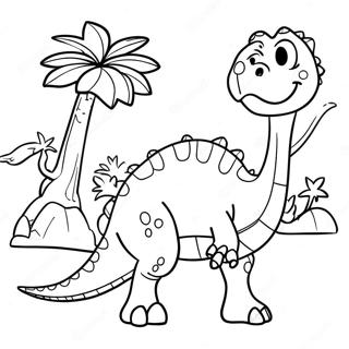 Dinosaur Coloring Page 1-3