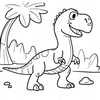 Dinosaur Coloring Page 1-4