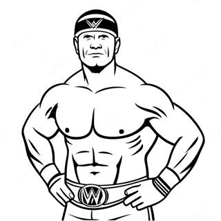 Wwe Coloring Page 20008-18656