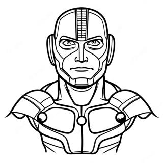 Titan Tv Man Coloring Page 2001-1644