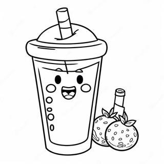 Sparkling Soda Drink Coloring Page 20030-18665