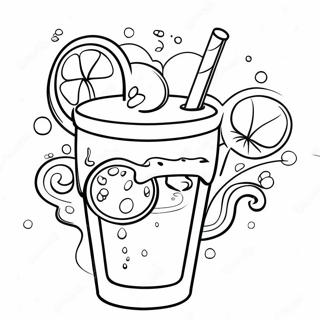 Sparkling Soda Drink Coloring Page 20030-18666