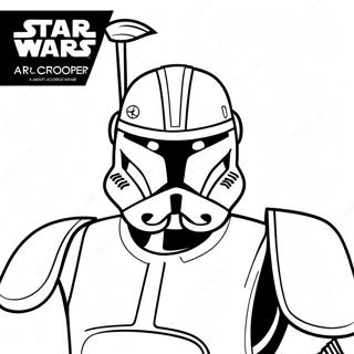 Arc Trooper Clone Trooper Coloring Page 20049-18679