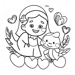 Happy Mothers Day Nana Coloring Page 20059-18686